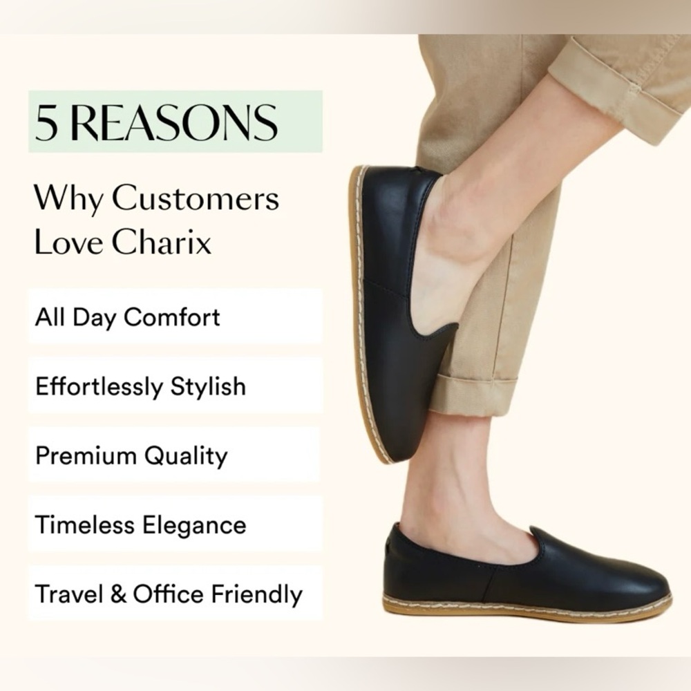 Charix artisan shoes, NWOT, Leather, sz. 37 - Picture 7 of 11